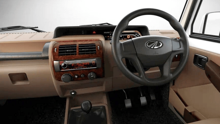 Mahindra Bolero interior old